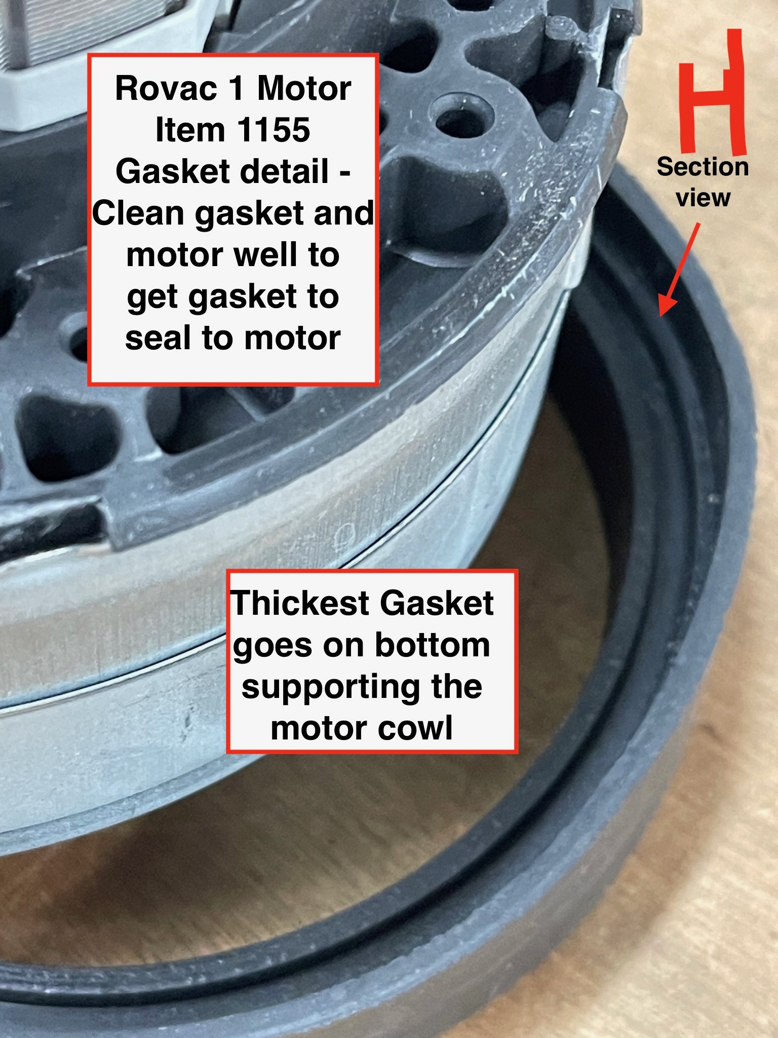 1155 2 Stage Motor for One Motor Rovac®
